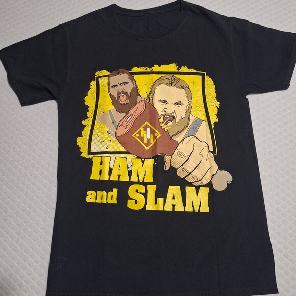 Otis Tucker Heavy Machinery WWE Ham And Slam t-shirt like new Men S - Picture 1 of 2